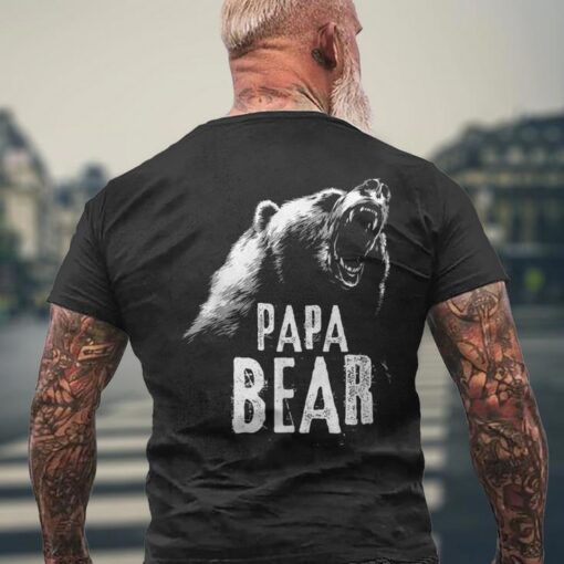 papa bear best dad fathers day father pop mens t shirt back 20240512120318 bj4czu1g s4 1
