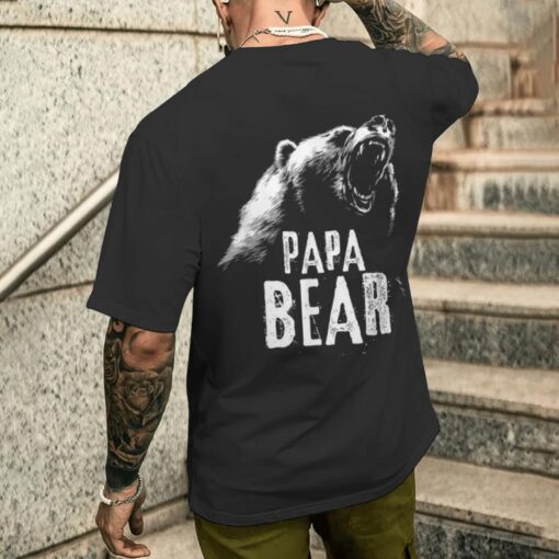 papa bear best dad fathers day father pop mens t shirt back 20240512120318 bj4czu1g s4 2