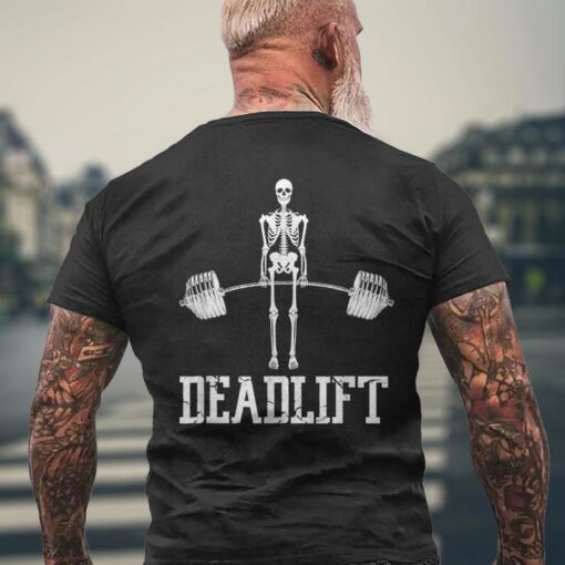 skeleton dead lift funny halloween lifting weights vintage halloween funny gifts mens back t shirt 20230712120937 2uaob0ey 1