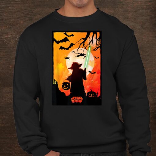 yoda silhouette halloween shirt 4