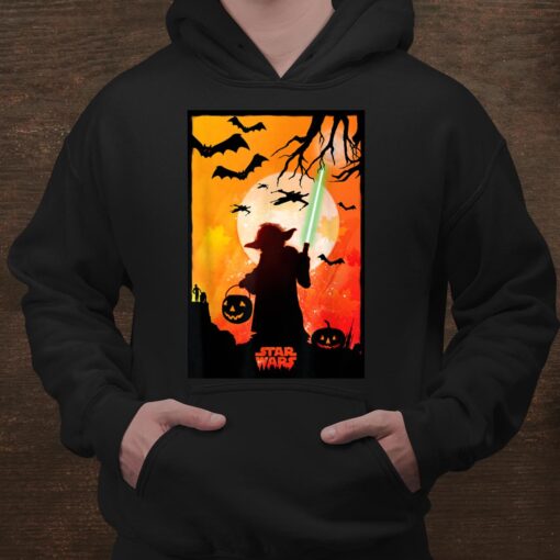 yoda silhouette halloween shirt 5